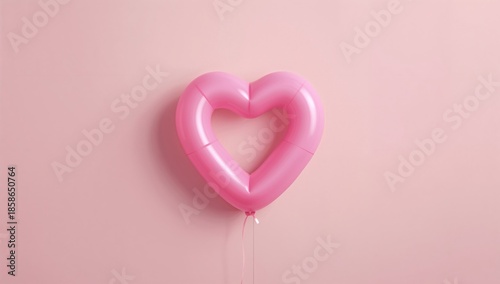 Balloon shaped like a heart...