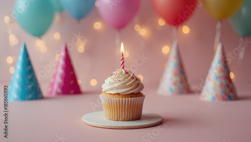 Sweet birthday cupcake topp...
