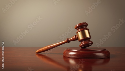 Justice gavel crafted from ...