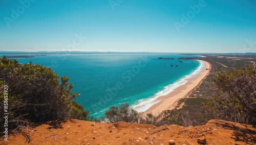Overlooking Shark Bay's rug...