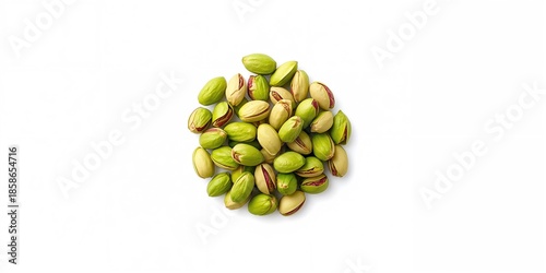 Wallpaper Mural Pistachio nut with a white background, suitable for UI layout design, Earth Day Torontodigital.ca