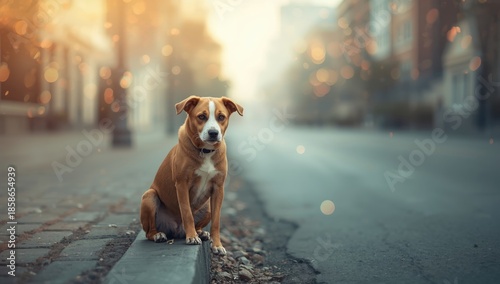 Unfocused image of a stray ...