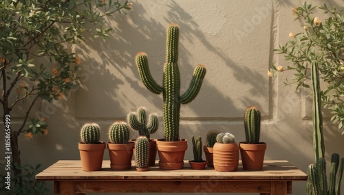 Collection of cactus plants...