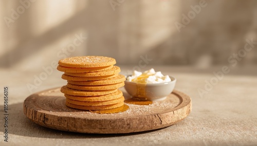 Oven-baked crackers with co...