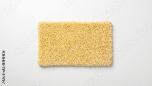 Overhead of a light yellow ...