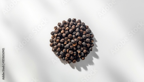 Close-up of black pepper on...