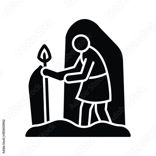 Runestone Carver Craft Icon