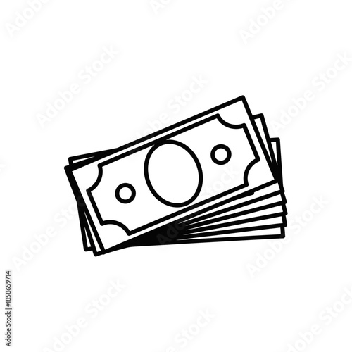 Stack of Money Illustrating Financial Wealth and Cash Savings