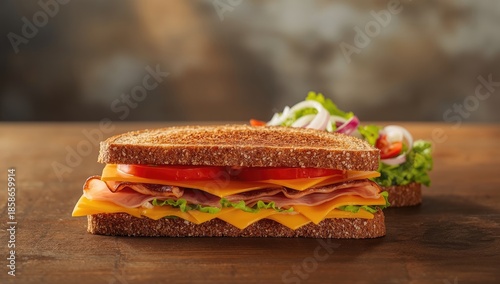 Breakfast sandwich featurin...