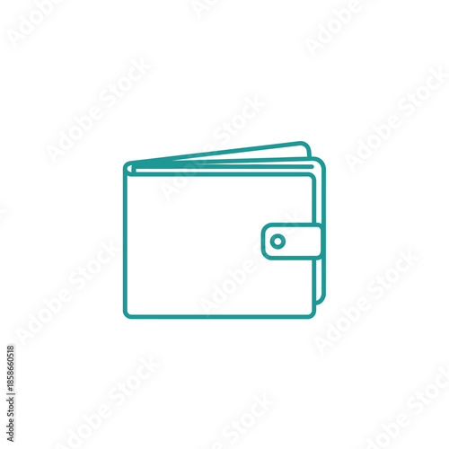 Closed Wallet with Coins and Cardholder for Financial Security Concept
