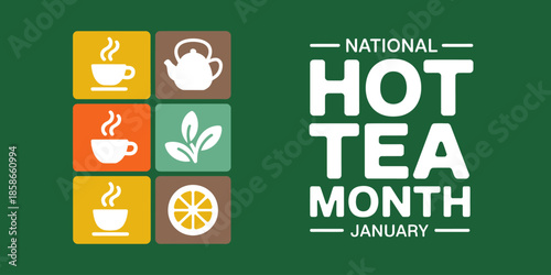 January is national hot tea month, a time to enjoy comforting warm beverages