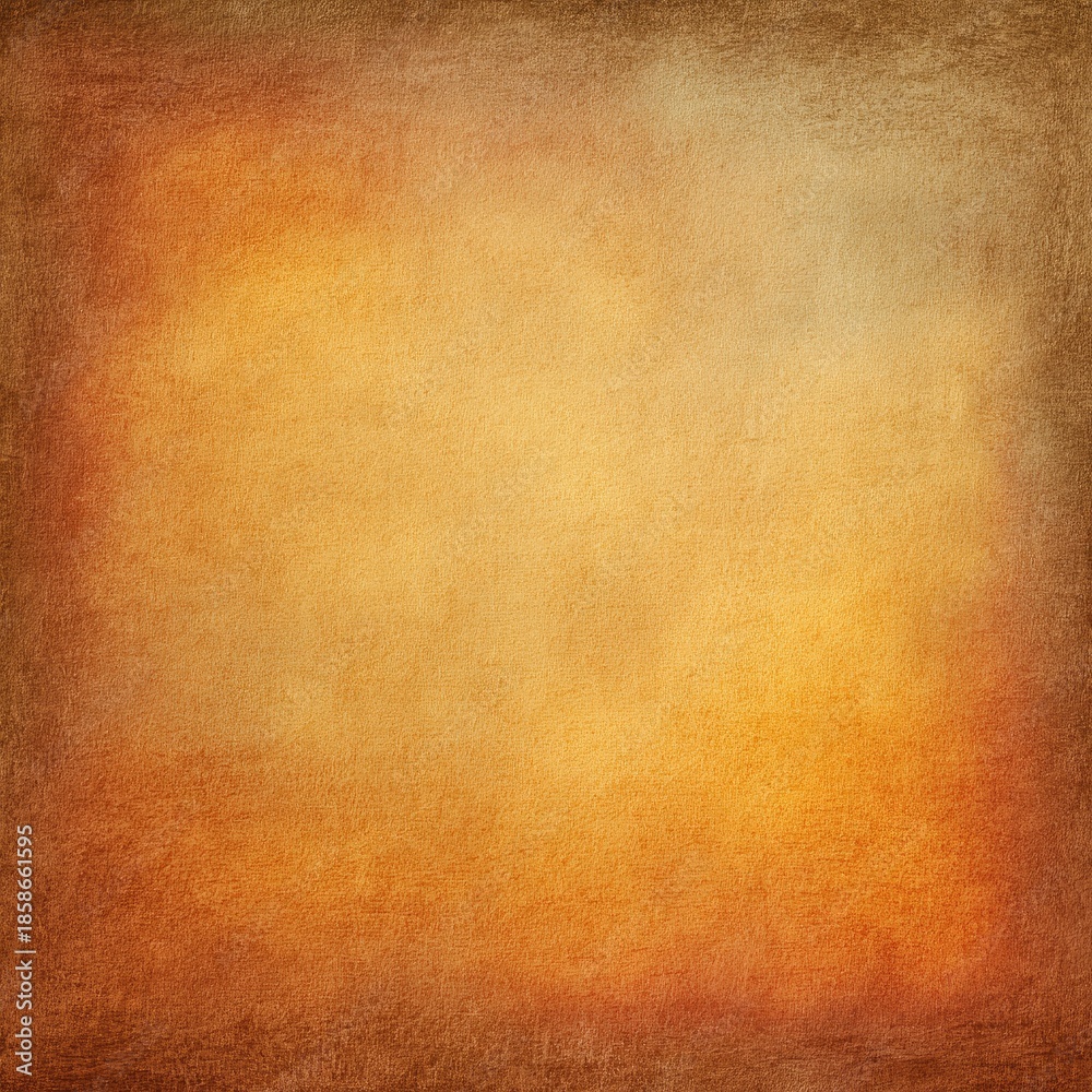 Fototapeta premium Warm, mottled backdrop with a central glow and darker, textured borders