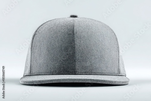 A unique patterned cap displayed against a neutral background, showcasing its intricate design. Snapback cap mockup