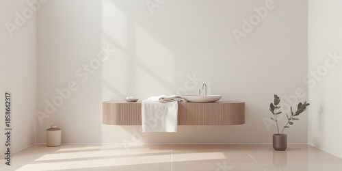Guest bathroom featuring a ...