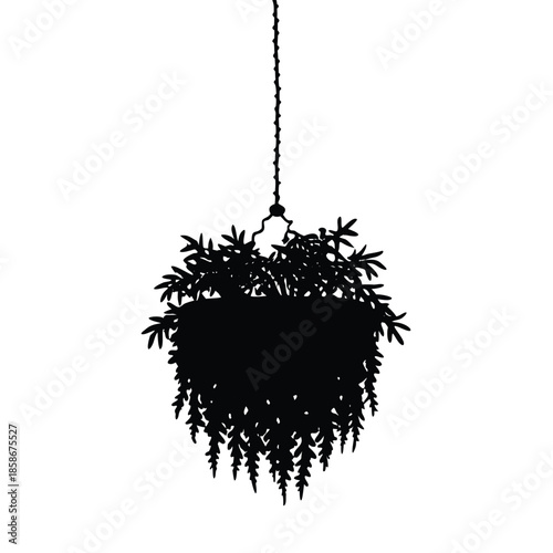hanging mosshanging moss vector on white background