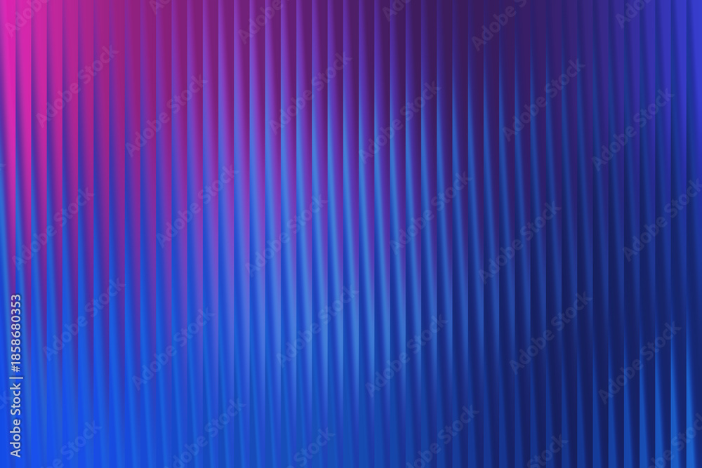 Obraz premium A vibrant gradient background featuring vertical stripes of blue and purple hues