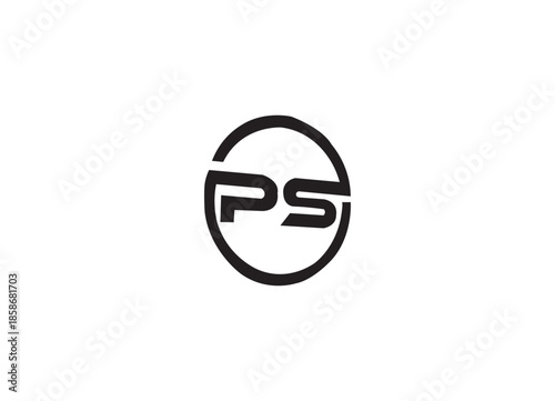 PS round logo