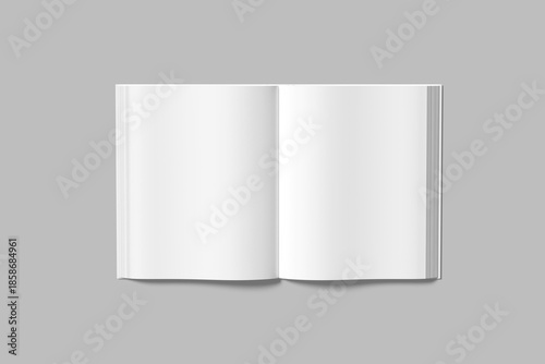 Bild auf Leinwand Hard Book Cover Blank Mockup