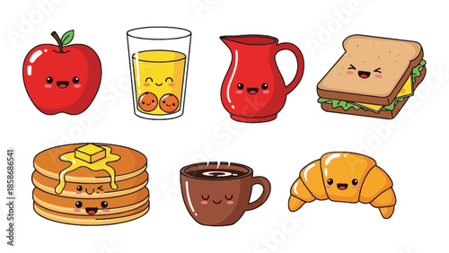 Delightful breakfast and snack items