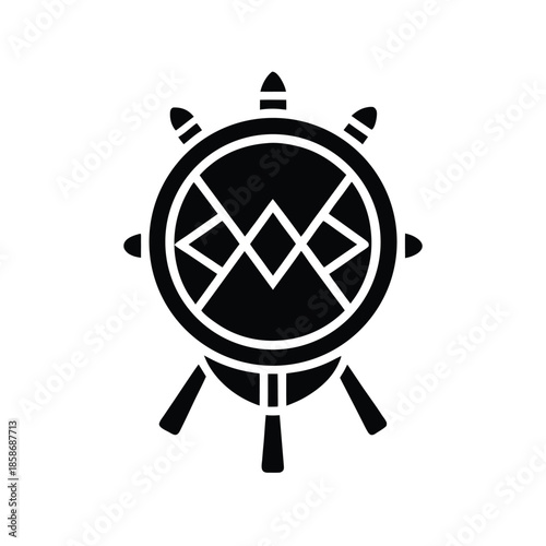 Shaman Drum Symbol Icon