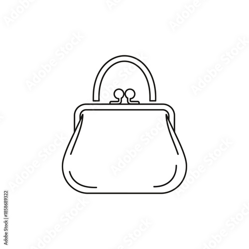 Elegant Vintage Handbag with Classic Clasp for Fashion Accessories