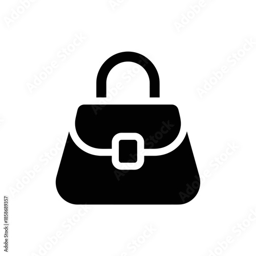 Minimalist Backpack Icon for Travel and Fashion Accessory Designs