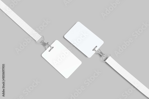 Schilderij op canvas ID Card Mockup Design Blank