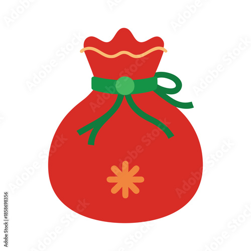 christmas bag vector