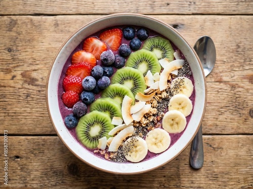 Vibrant Healthy Smoothie Bowl