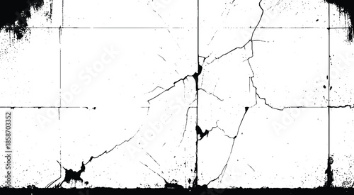 Cracked pattern for abstract background. 