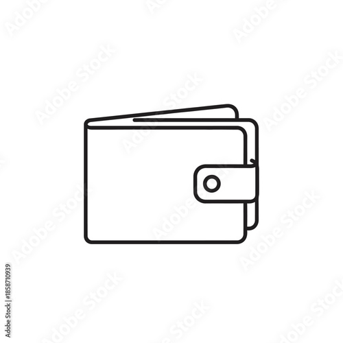 Professional Wallet Illustration for Financial and Payment Concepts