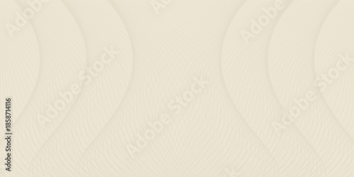 Abstract background with lines and waves. Web banner size. Element for design. Vector background for brochure, booklet, flyer, poster. Brown and beige gradient. Coffee, cafe eps10
