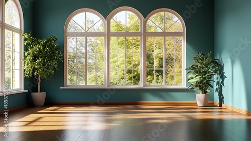 Beautiful Apartment, Sofa, Chair, Dining Table wall Mockup Interior design of modern living room