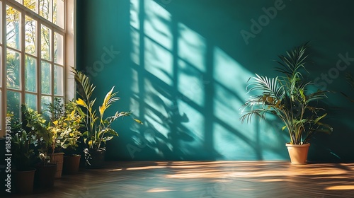 Beautiful Apartment, Sofa, Chair, Dining Table wall Mockup Interior design of modern living room