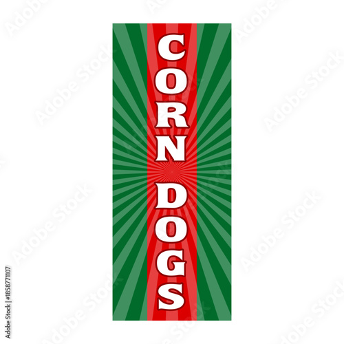 Rectangle Flag For Corn Dogs