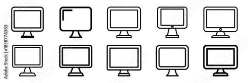 Collection of creative thinking Editable stroke icon set.