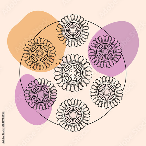 abstract floral background