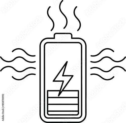 Battery overheating during charging process