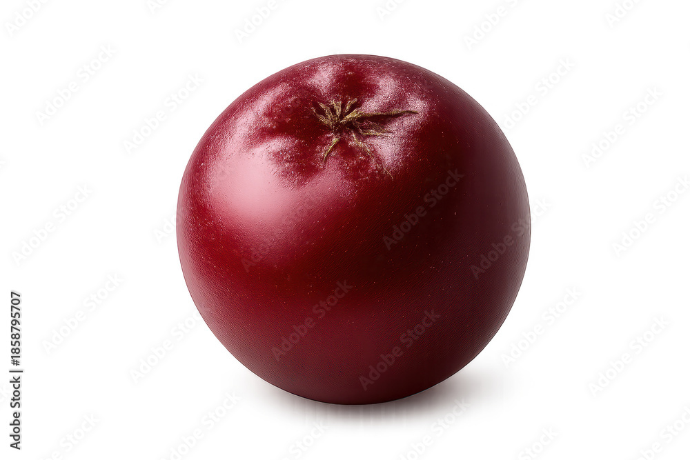 Obraz premium Close-up of a juicy plum with transparent background, studio shot.