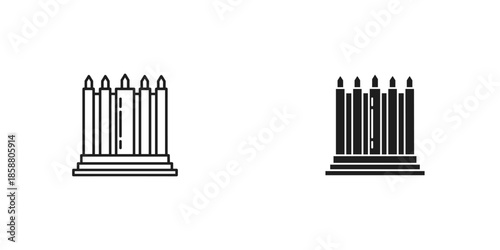 Candelabras on Pedestals