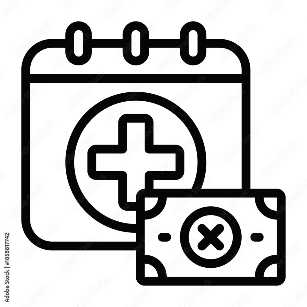 Obraz premium first aid kit card