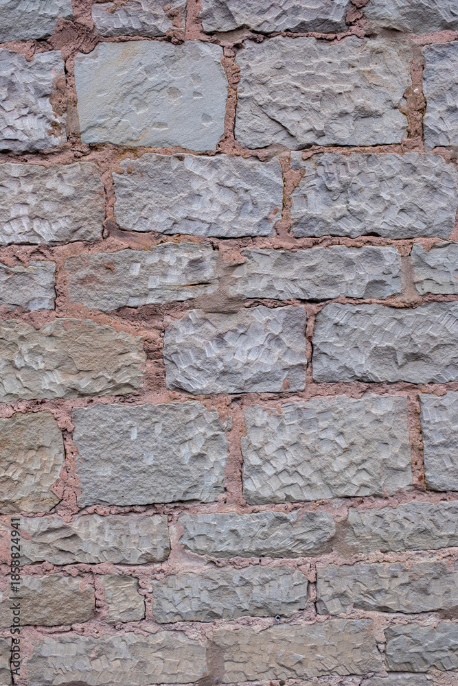 Fototapeta premium Détail sur un vieux mur de pierres