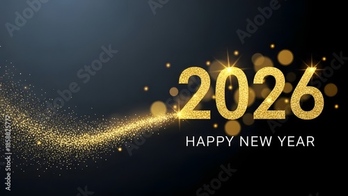 Happy new year 2026 celebration background