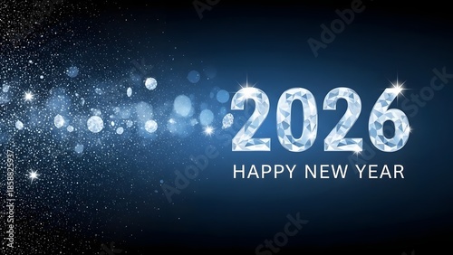 Happy new year 2026 celebration background
