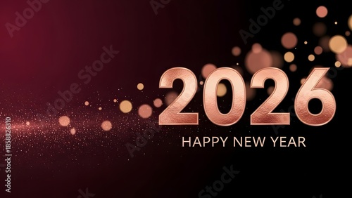 Happy new year 2026 celebration background