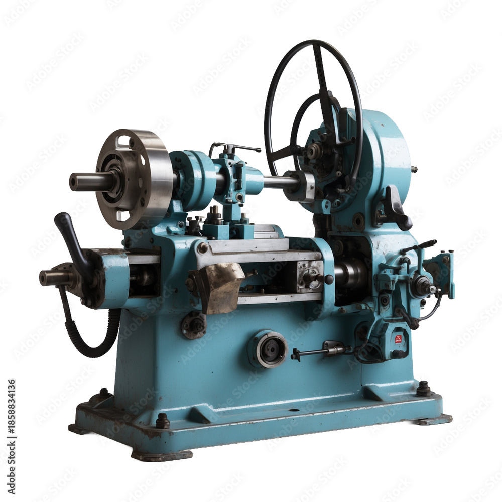 Fototapeta premium Pipe threading machine