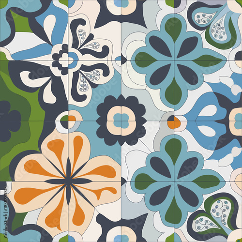 vector illustration hires Collection of High-Resolution Abstract Seamless ornament Patterns with Diverse Designs and Textures 
