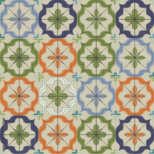 vector illustration hires Collection of High-Resolution Abstract Seamless ornament Patterns with Diverse Designs and Textures 
