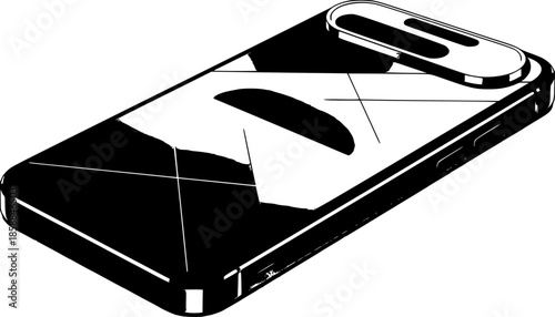 vector illustration of a stapler