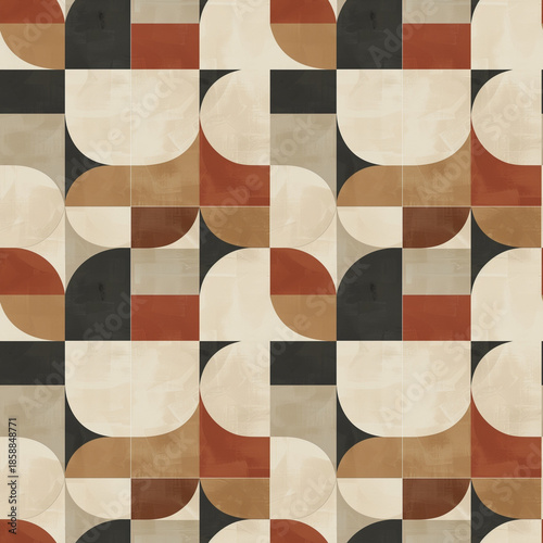 Scandinavian geometric minimal pattern, soft neutrals